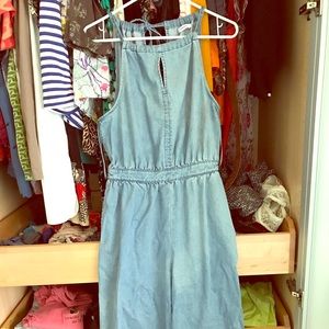 Glamorous brand denim pantsuit